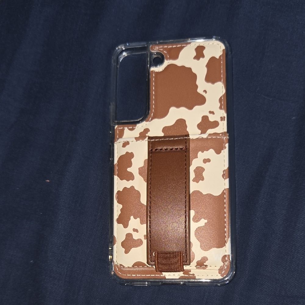 Walli S22 Phone Case Cow Print